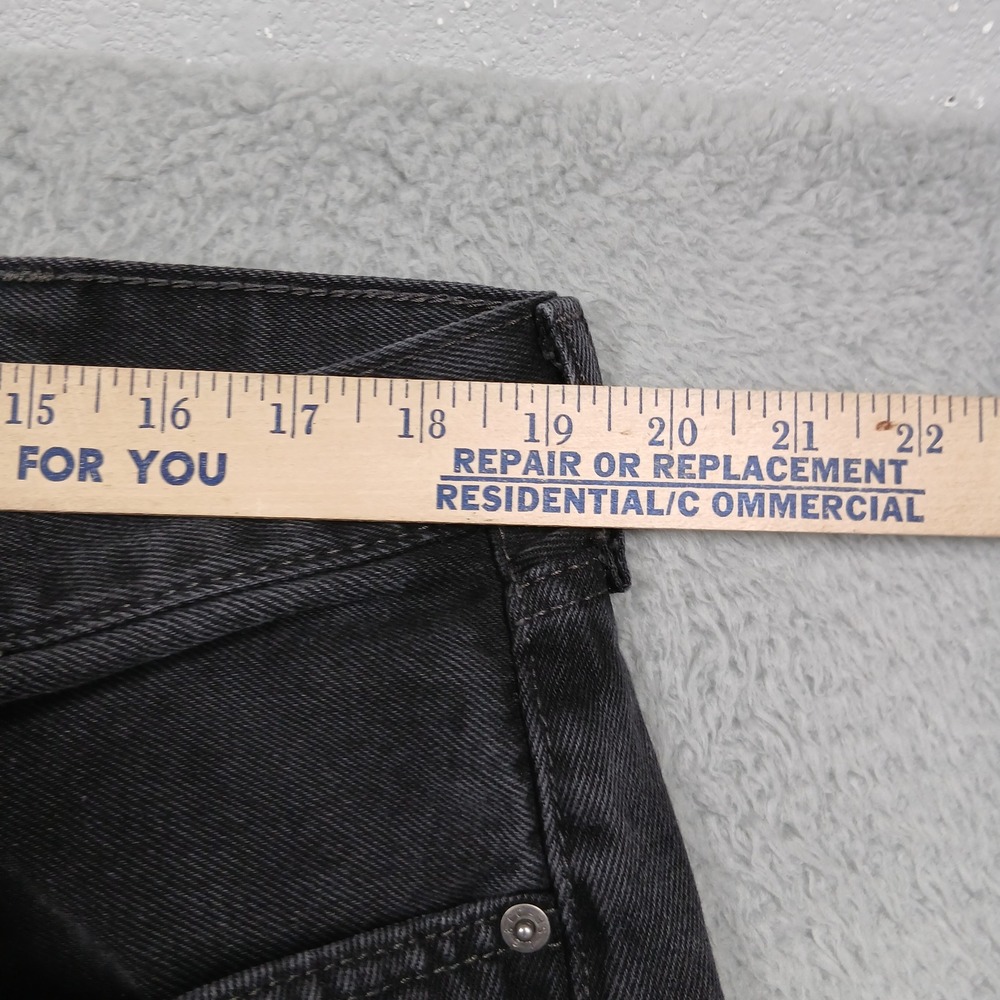 Levi's 505 Men's Jeans 40x29 Black Straight Fit Denim Classic - Picture 8 of 9